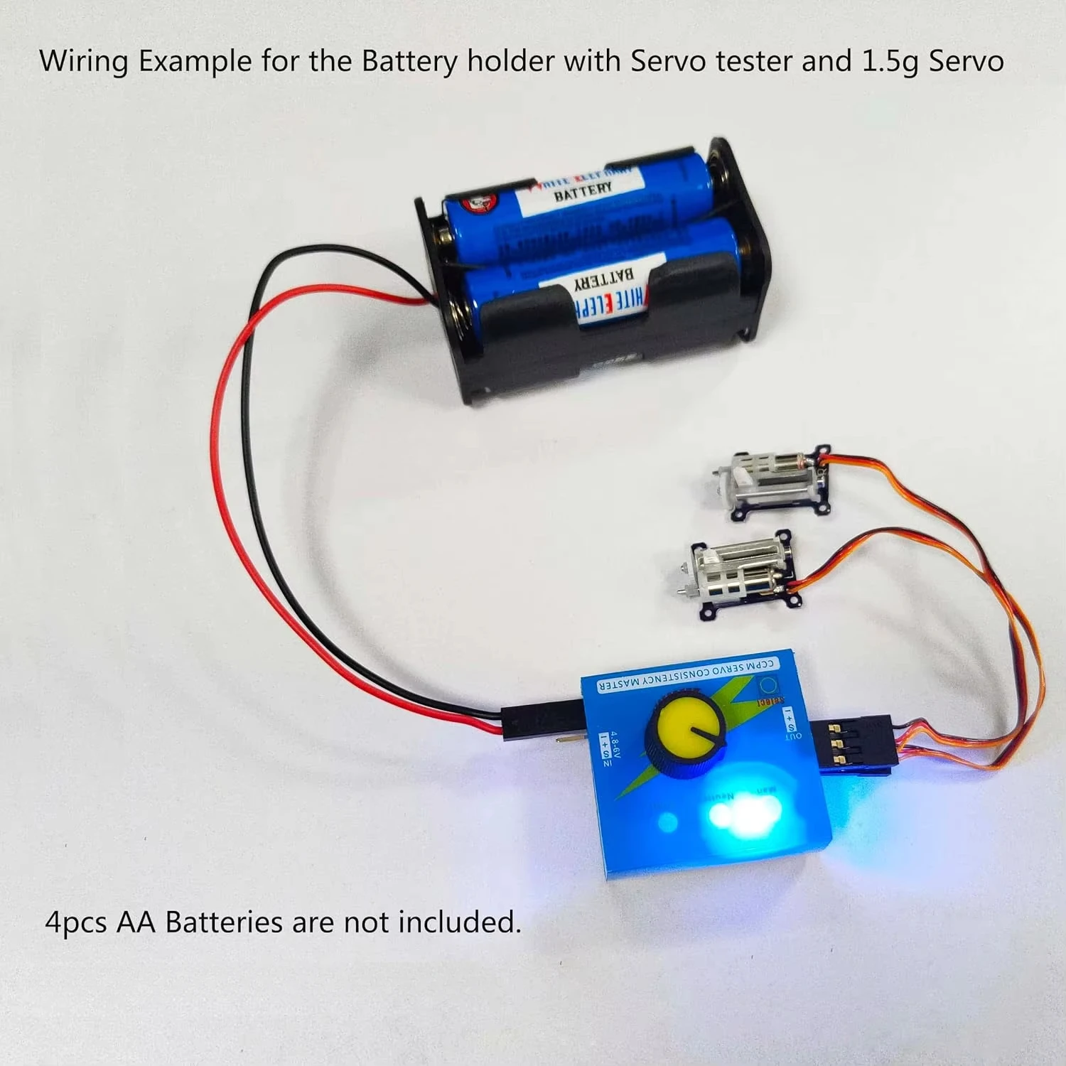 Servo Tester 3CH Digital ESC S - Battery Case Storage recensie en prijs