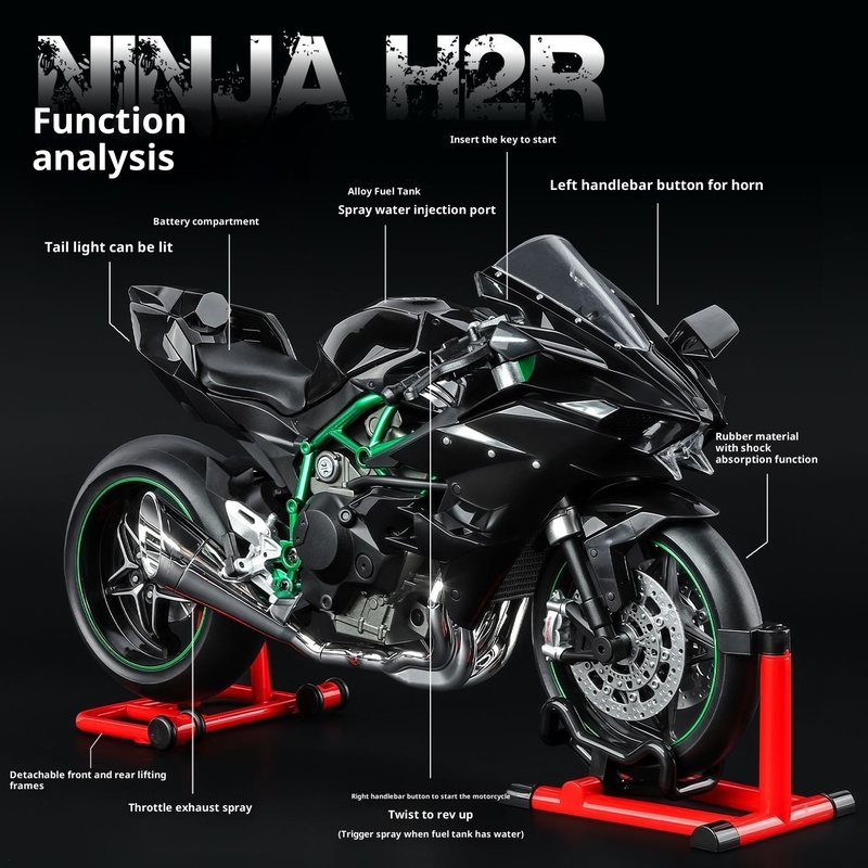 Kawasaki Ninja H2R 1:9 Scale D - Battery Case Storage recensie en prijs
