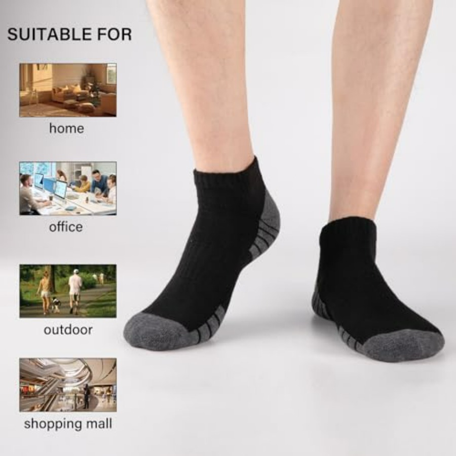 Heatuff Mens Cushioned Ankle S - Cotton Wick Organic recensie en prijs
