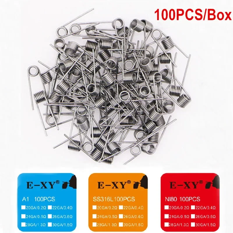 100PCS/BOX Prebuilt Coil Wire  - Coil Building Kit recensie en prijs