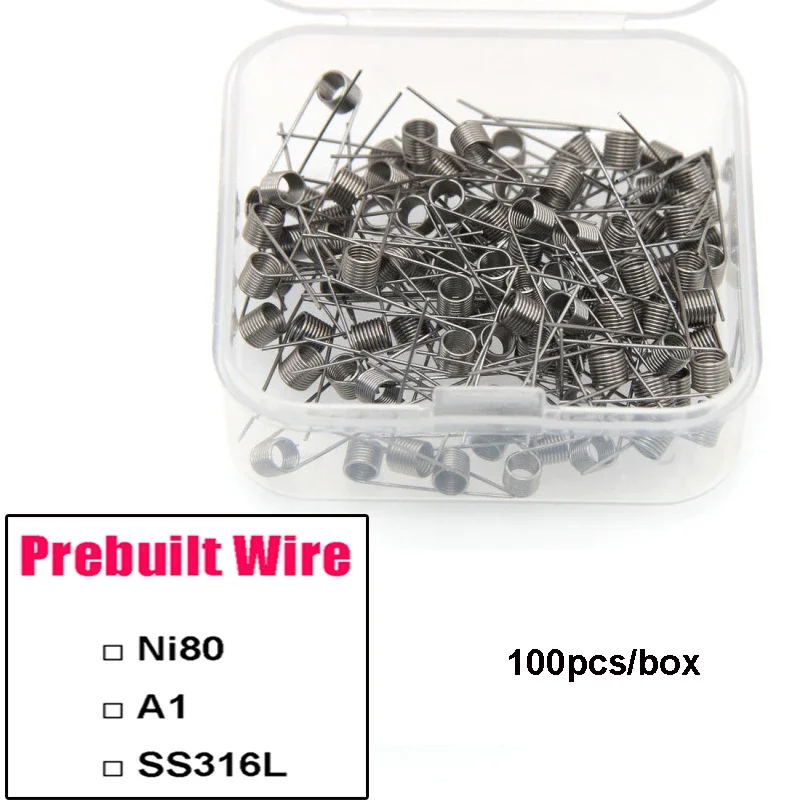 100PCS/BOX Prebuilt Coil Wire  - Coil Building Kit recensie en prijs