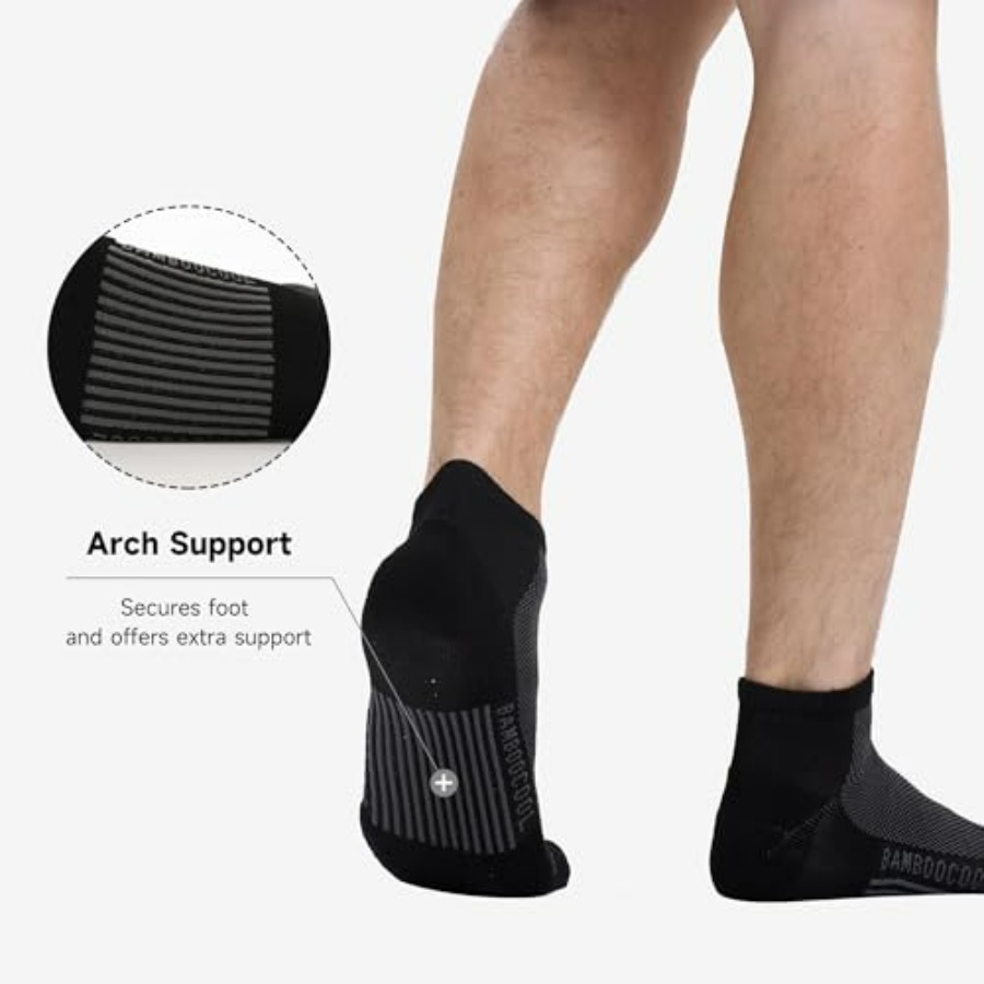 BAMBOO COOL Men's Athletic Ank - Cotton Wick Organic recensie en prijs