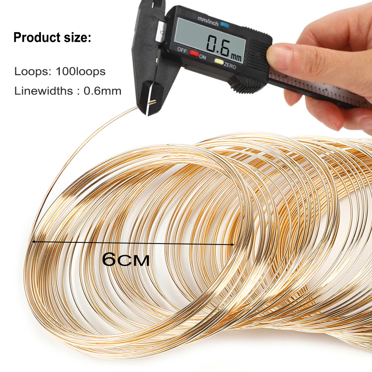 0.6mm Stainless Steel Memory W - Coil Building Kit recensie en prijs