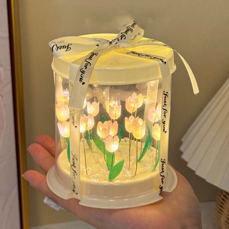 DIY Tulip Lamp Simulation Flow - Battery Case Storage recensie en prijs
