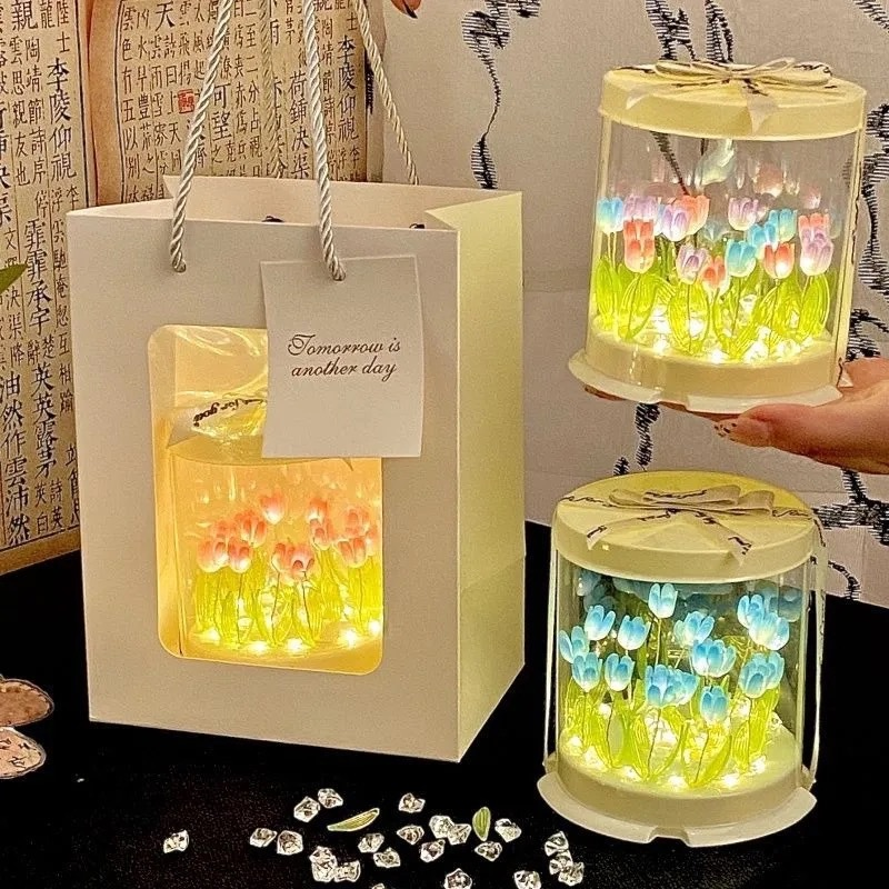 DIY Tulip Lamp Simulation Flow - Battery Case Storage recensie en prijs
