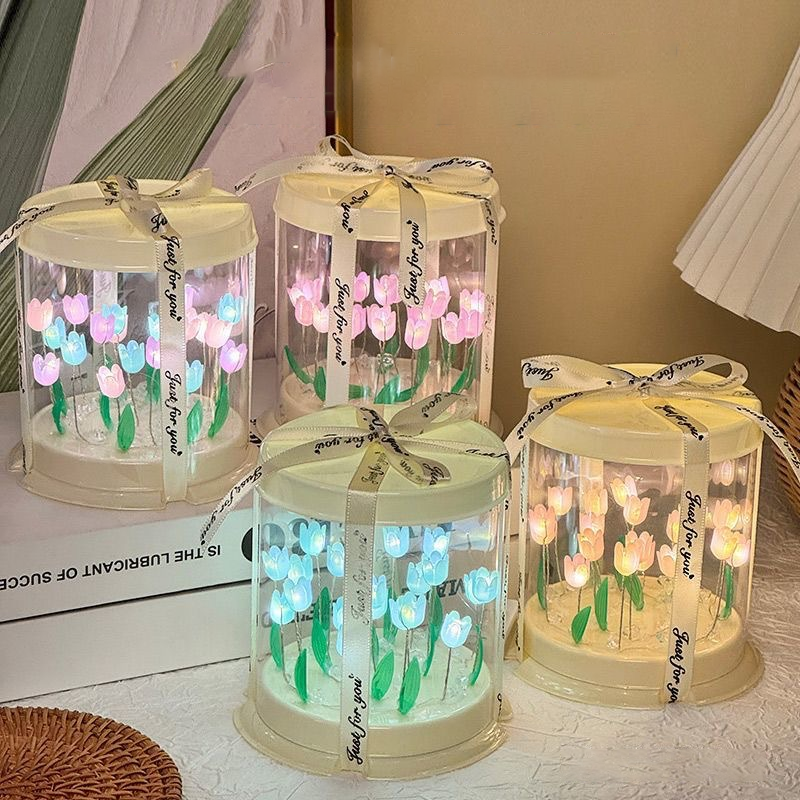 DIY Tulip Lamp Simulation Flow - Battery Case Storage recensie en prijs