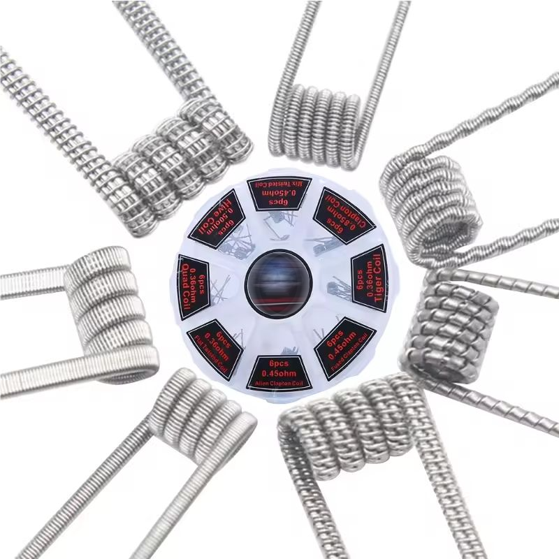 48Pcs/Set Pre Built Coils RTA  - Clapton Wire Pre Built recensie en prijs