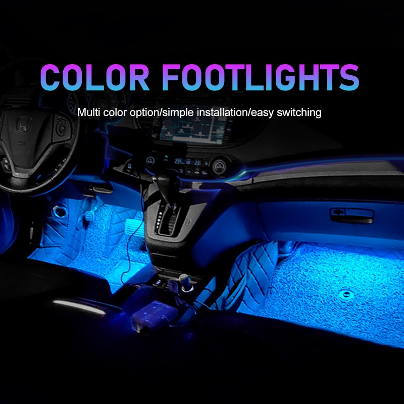Car Neon Light Foot Light LED  - Vape Decoration recensie en prijs