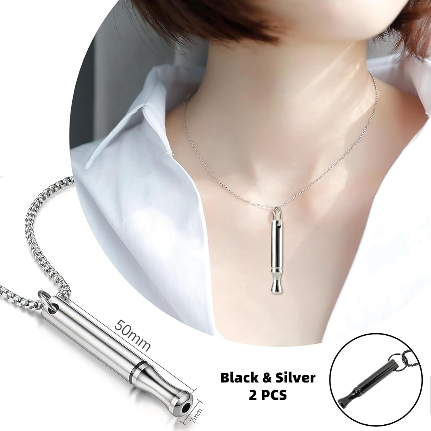 Titanium Steel Breathing Neckl - Vape Accessory recensie en prijs