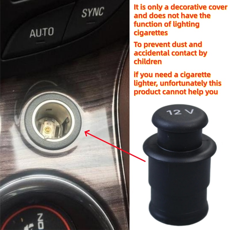 12V Car Cigarette Lighter Dust - Vape Decoration recensie en prijs
