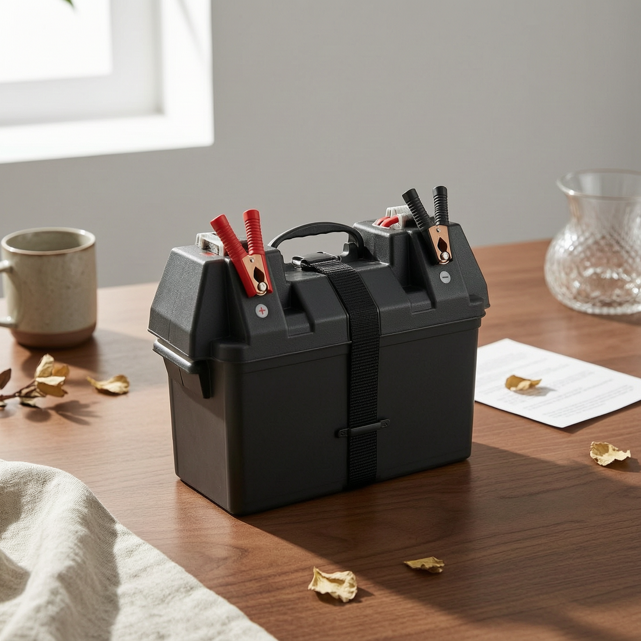 Battery Storage Box with Termi - Battery Case Storage recensie en prijs