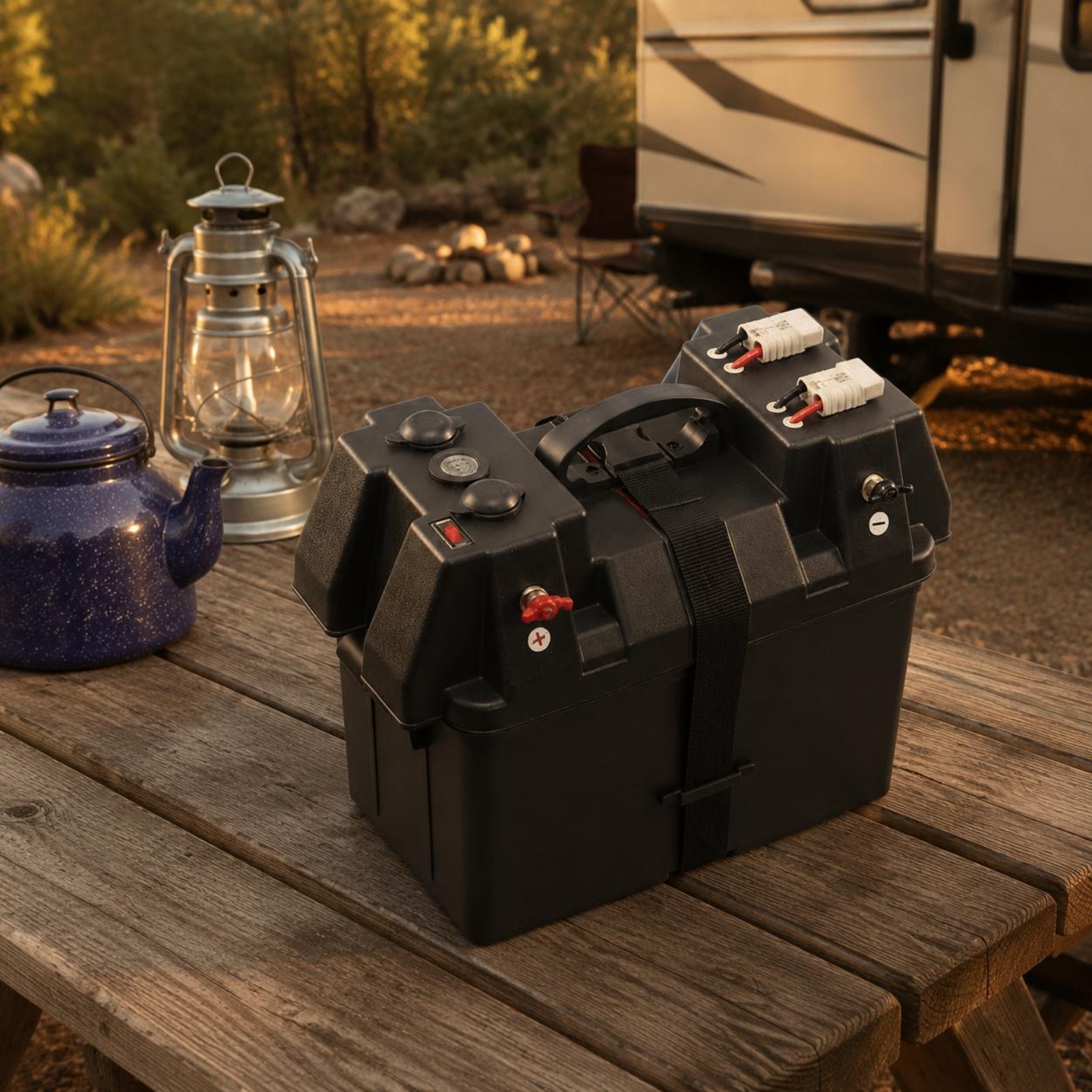 Battery Storage Box with Termi - Battery Case Storage recensie en prijs