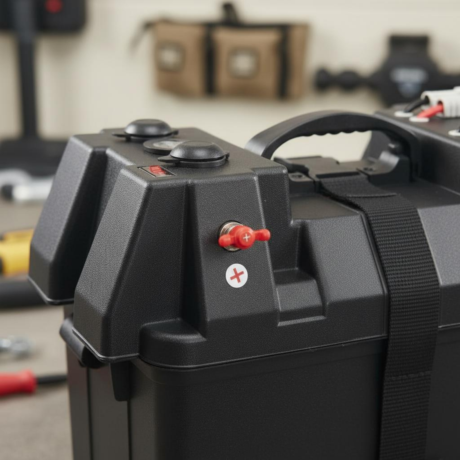 Battery Storage Box with Termi - Battery Case Storage recensie en prijs