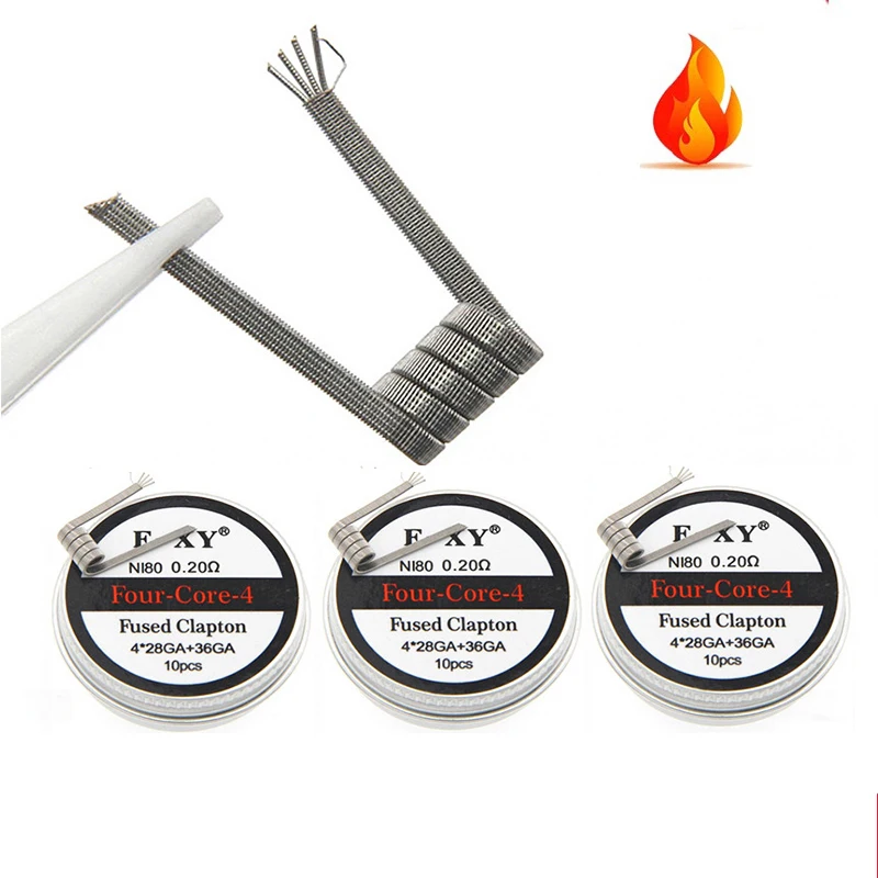 10pcs/box Ni80 Prebuilt Coil F - Coil Building Kit recensie en prijs